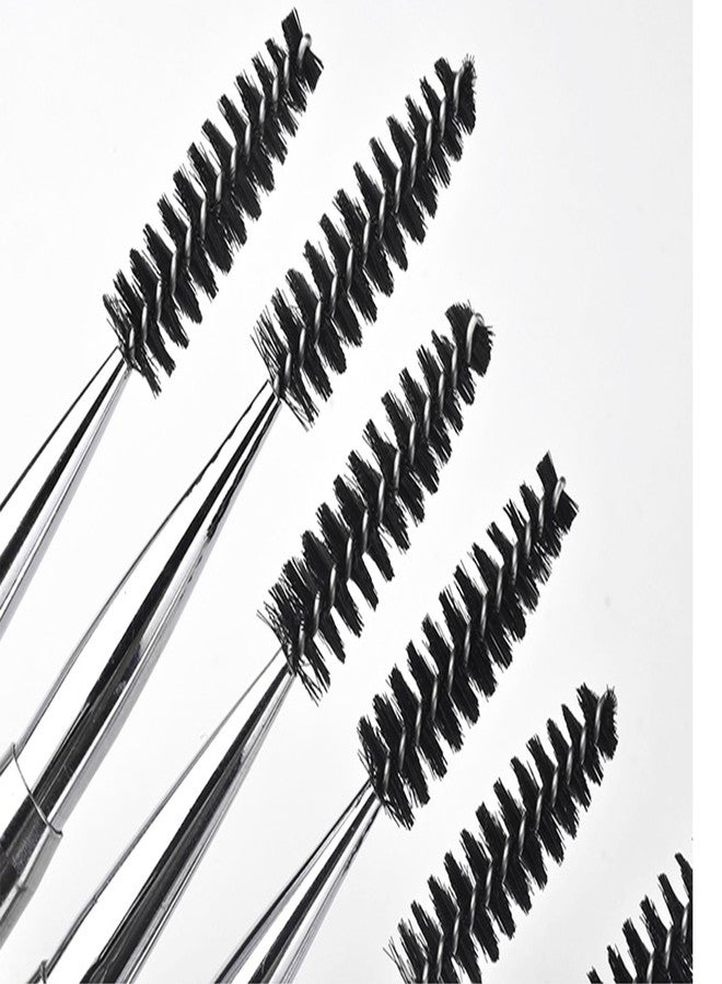 JOSALINAS 2PCS Mascara Brushes Eyebrow Eyelash Brushes Mascara Wands Applicators Eye Brushes Portable Cosmetic Brushes with Cap Eyelash Spoolies Brushes for Eyelash Extensions and Eyebrows, Gold - Image 4